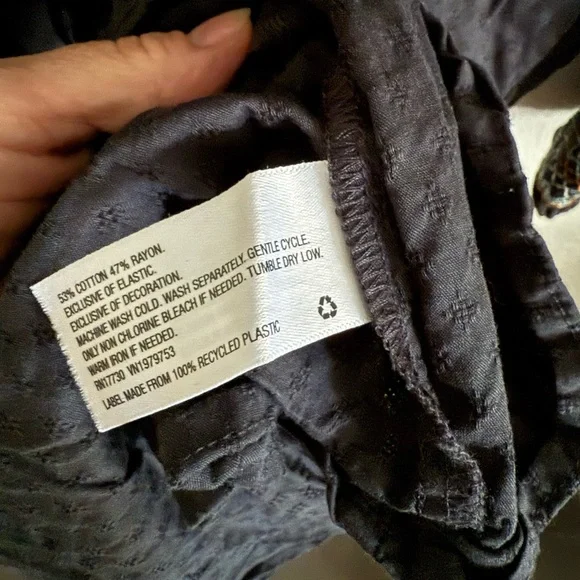 Universal Thread grey Long Sleeve Dress with Brown Accents - Picture 5 of 5